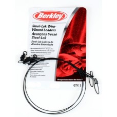Berkley Nylon Coated Spinning Traces 3pk 9" 30lb